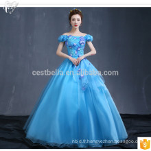 Alibaba en ligne Cinderella Royal Blue Robe de soirée à robe de bal